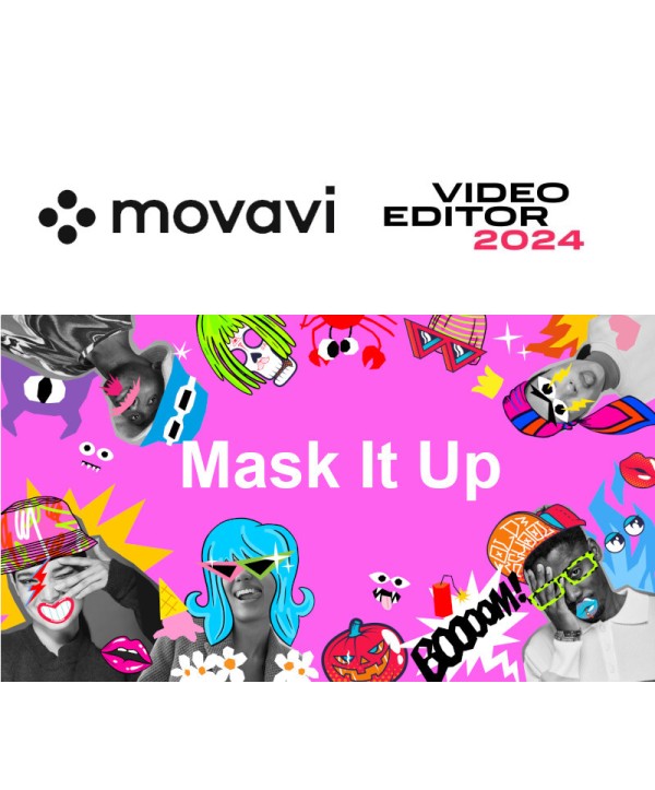 Movavi Video Editor 2024 - Mask It Up Pack DLC Steam Key GLOBAL